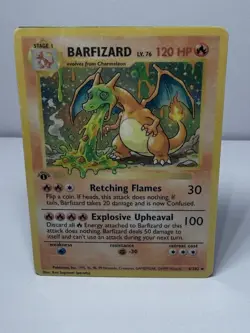 Pokemon Barfizard First Edition (Charizard) Custom Card - Image 1