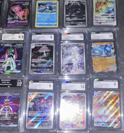 Pokemon Graded TCG 17-Card Lot - Image 1