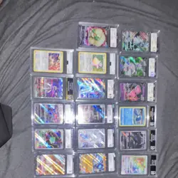 Pokemon Graded TCG 17-Card Lot - Image 4