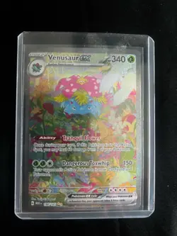Pokemon TCG Venusaur EX Scarlet & Violet 151 Card 198/165 - Image 1