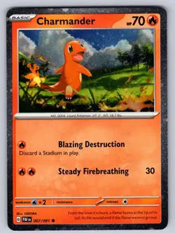 Charmander 007/091 Holo Common Miscellaneous Cards & Products Pokemon Near Mint - Image 1