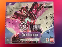 BANDAI Gundam Card Game Steel Requiem Booster Box GD03 English Sealed - Image 1