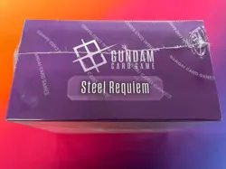 BANDAI Gundam Card Game Steel Requiem Booster Box GD03 English Sealed - Image 2