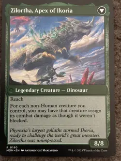 x1 MtG MOM #0190 Invasion of Ikoria Zilortha Apex NM Single card - Image 2