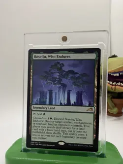 Magic the Gathering Boseiju Who Endures Kamigawa Neon Dynasty Card NM Condition - Image 1