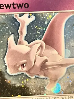Mewtwo SM77 Holo Black Star Promo Pokemon Card 💫Swirl - Image 3