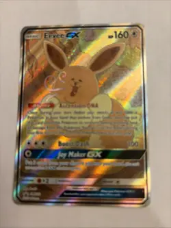 Eevee GX SM233 Full Art Holo Pokemon TCG Sun and Moon Black Star Promo Card NM - Image 1