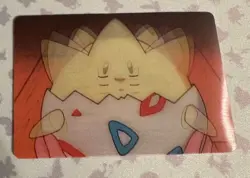 Pokemon Lenticular Togepi Card - Viz Video Pioneer PIKA-0021D - 3D Promo LP - Image 1