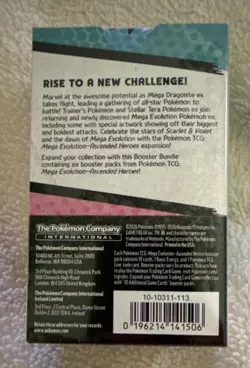 Pokemon Mega Evolution Ascended Heroes Booster Bundle 6 Packs 10 Cards Each - Image 3