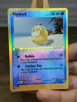Psyduck 44/95 Team Magma vs Team Aqua Reverse Holo Pokemon Card - Image 3