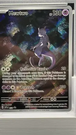 Pokemon Mewtwo Holo Black Star Promo TCG Card 52 PSA 9 - Image 2