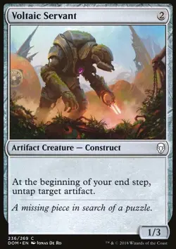 Magic the Gathering MTG Voltaic Servant (236) Dominaria NM - Image 1