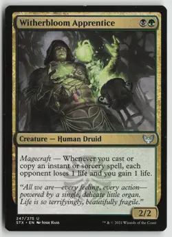 Witherbloom Apprentice MP 247 Strixhaven: School of Mages Magic: The Gathering - Image 1