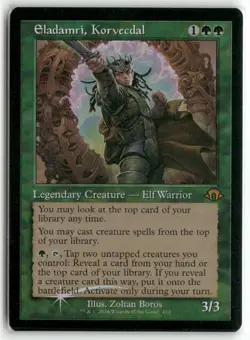 Eladamri, Korvecdal (Retro Frame) 423 Modern Horizons 3 MTG Foil LP - Image 1