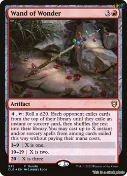 Wand of Wonder [UMP - 935] - NM [Foil] TCG MTG - Image 1
