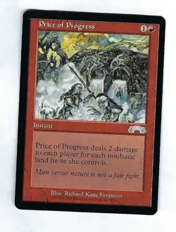 Price of Progress - Exodus - Magic The Gathering NM/M (Never Played) - Image 1