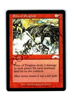 Price of Progress #95 Uncommon Exodus MTG NP Near Mint or Better - Image 1