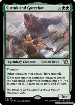 Surrak and Goreclaw [MOM - 337] - LP TCG MTG - Image 1