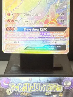 Pokemon Card Entei GX 74/73 Shining Legends Secret Holo Rare Near MInt - Image 3