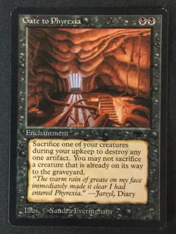 MTG Antiquities Gate to Phyrexia RESERVED LIST LP+ - Image 1