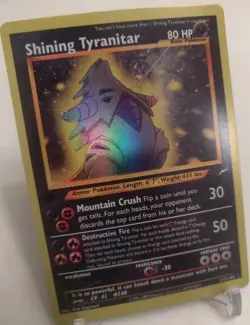 "Custom-made" High Quality, 1st Ed. Shining Tyranitar"*Display-card*" - Image 3