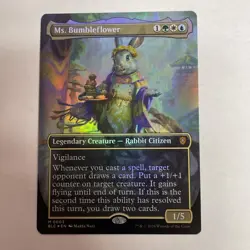 Ms. Bumbleflower (Borderless) Commander: Bloomburrow #3 Foil Mythic - Image 1