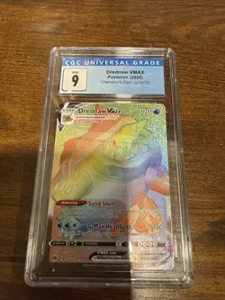 Drednaw VMAX 075/073 - Pokemon Champions Path Rainbow Secret Rare - CGC 9 - Image 1