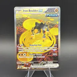 Iron Boulder ex 207/162 SV05: Temporal Forces Holo Pokemon TCG - Image 1