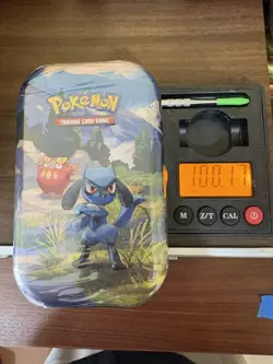 Pokemon Ascended Heroes Mini Tin - 100.17g VERY HEAVY 🔥Possible GOD PACKU!🔥 - Image 1
