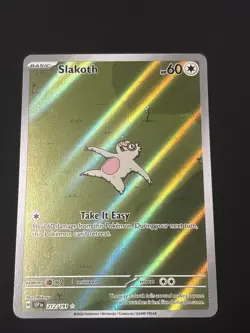Slakoth 212/191 Illustration Rare - 2024 Pokemon Surging Sparks - Image 1