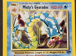 Pokemon Gym Challenge "Misty's Gyarados" 13/132 / Holo Rare / Lightly Played - Image 2