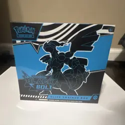 SEALED Pokemon TCG Scarlet & Violet—Black Bolt Zekrom Elite Trainer Box - Image 1