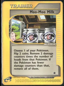 Moo-Moo Milk 155/165 Expedition Base Set Pokemon English Card (MP) - Image 1