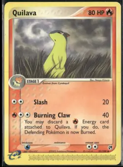 Quilava 51/100 EX Sandstorm Pokemon English Card (MP) - Image 1