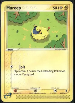 Mareep 64/97 EX Dragon Pokemon English Card (MP) - Image 1