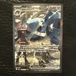 Steven's Metagross ex 289 Special Illustration Rare SIR Ascended Heroes Pokemon - Image 1