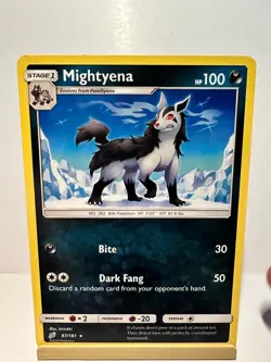 Mightyena 87/181 Rare Team Up Pokemon Lightly Played - Image 1