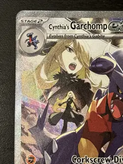 Cynthia's Garchomp ex Special Illustration Rare 232/182 Sv10 Holo Sir Pokemon Nm - Image 2