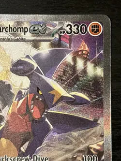 Cynthia's Garchomp ex Special Illustration Rare 232/182 Sv10 Holo Sir Pokemon Nm - Image 3