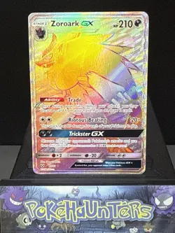 Pokemon Card Zoroark GX 77/73 Shining Legends Secret Rare Near Mint - Image 1