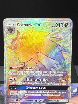 Pokemon Card Zoroark GX 77/73 Shining Legends Secret Rare Near Mint - Image 2