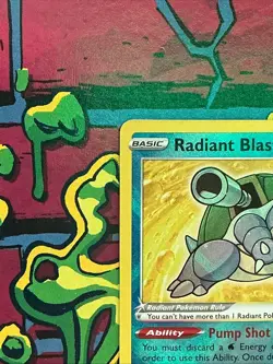 Radiant Blastoise 018/078 Pokemon GO Holo - Image 3