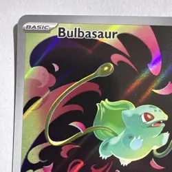 Pokemon TCG Bulbasaur Illustration Rare Full Art Holo 133/132 Me01 Mega Evoluti… - Image 3
