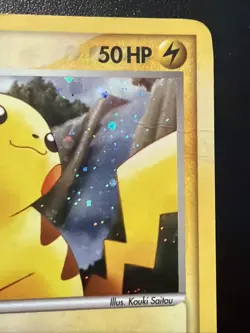 Pikachu 13/17 Pop Series 4 Holo Pokemon 2006 SWIRL! - Image 3