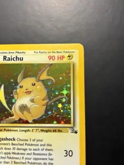 Pokemon TCG - Raichu 14/62 Fossil Holo Rare - NM - Image 3