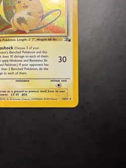 Pokemon TCG - Raichu 14/62 Fossil Holo Rare - NM - Image 4