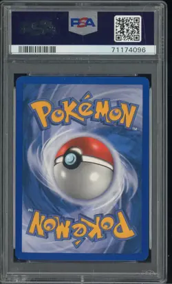 2006 Pokemon EX Dragon Frontiers Cyndaquil Reverse foil PSA 8 - Image 2