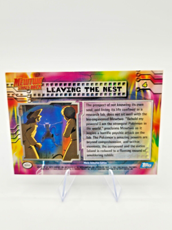 Pokemon Topps Leaving the Nest Pokemon Topps Mewtwo Strikes Back 4 Blue Logo NM - Image 2
