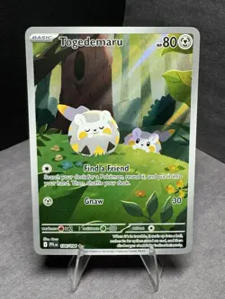 Pokemon TCG Togedemaru 104/094 Illustration Rare Phantasmal Flames Nm - Image 1