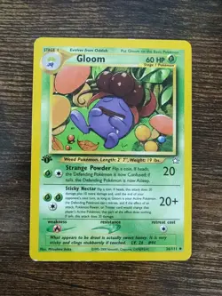 Pokemon Neo Genesis 1st Edition Gloom 36/111 Non Holo LP- - Image 1